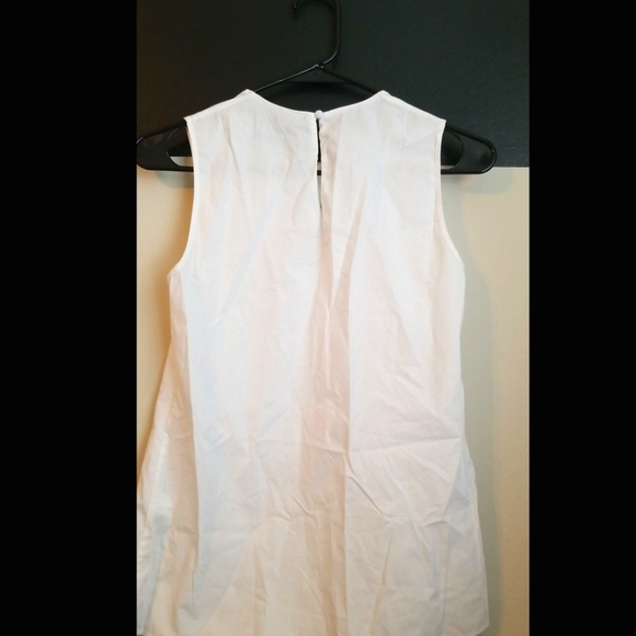 BRAND NEW WITH TAGS! BANANA REPUBLIC PEARL EMBELLISHED LINEN TOP - Picture 13 of 15